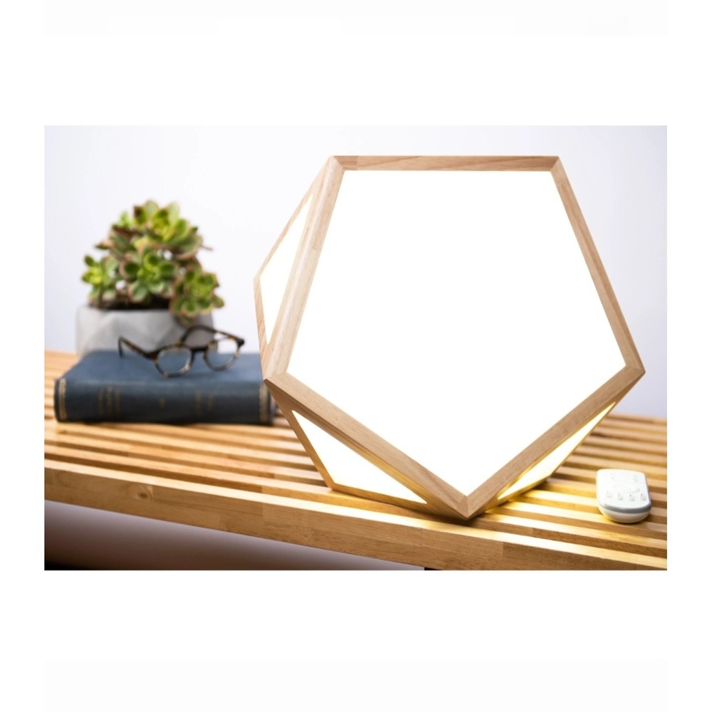 Sunrise Sensations DayBright 10000 Lux Light Therapy Lamp Solid Wood LED Remote